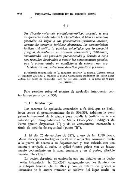 PsiquiatrÃ­a forense en el derecho penal - Derecho Penal en la Red