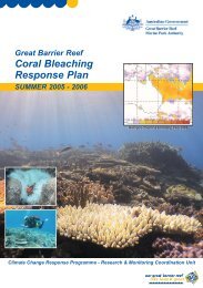 Coral Bleaching Response Plan - Great Barrier Reef Marine Park ...