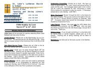 Bulletin 03-252012 - St. Lukes Lutheran Church