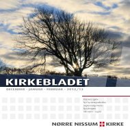 KIRKEBLADET - Velkommen til NÃ¸rre Nissum kirke