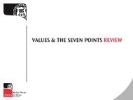VALUES & THE SEVEN POINTS (REVIEW)