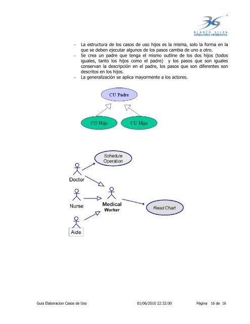 Pre-condiciones (para empezar el modelado de casos de uso)