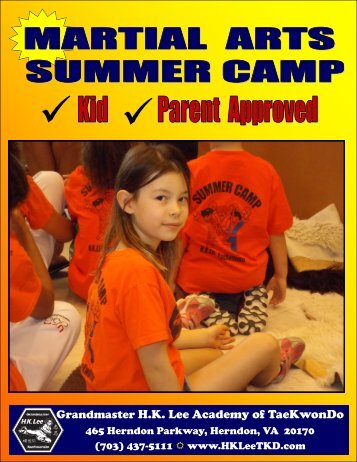 2015 Martial Art Summer Camp