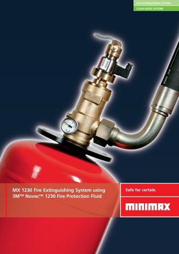MX 1230 Fire Extinguishing System using 3MTM NovecTM 1230 ...