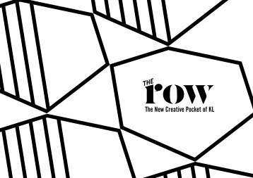 The Row — The New Creative Pocket of KL