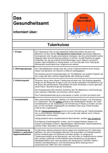 Merkblatt Tuberkulose 7-2010