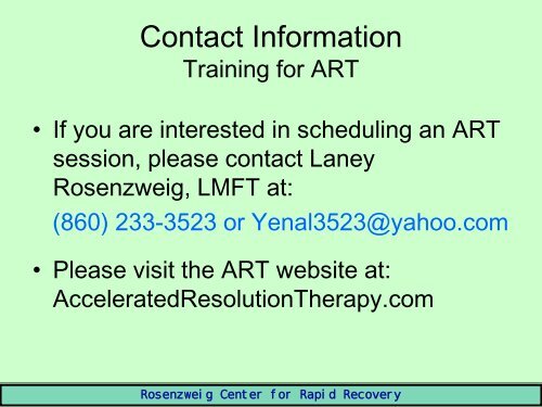 ARTPresentation - Laney Rosenweig - 9Line LLC