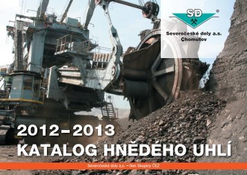 Katalog hnÄdÃ©ho uhlÃ­ na rok 2012-2013 - SeveroÄeskÃ© doly as