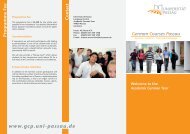 Course leaflet - Sprachenzentrum