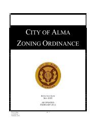 Zoning Ordinance - City of Alma