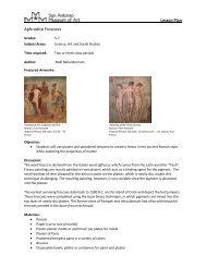 Aphrodite Frescoes Lesson Plan - San Antonio Museum of Art