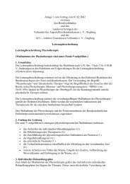 Anlage 1 zum Vertrag vom 01.02.2002 zwischen den - physiotics.de