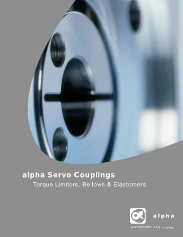 alpha Servo Couplings - WITTENSTEIN alpha