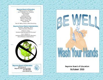 Hand Washing - Bayonne Board of Education