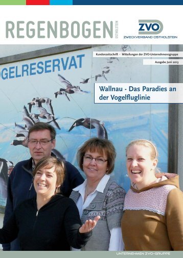 ZVO Kundenzeitschrift Regenbogen Ostholstein Ausgabe Juni 2013