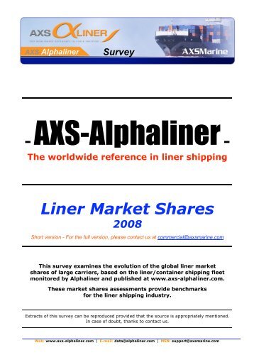 AXS-Alphaliner - AXSMarine
