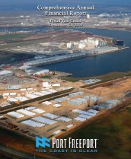 in Financial Reporting - Port Freeport