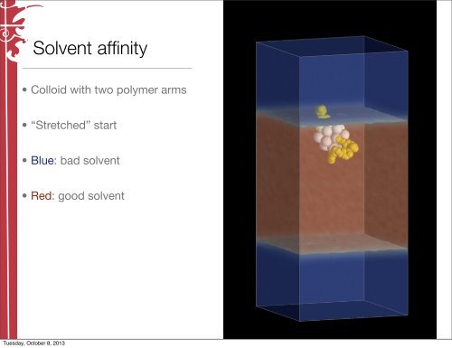 Modeling two-phase flow - ESPResSo