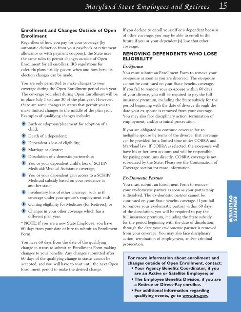 FY2011 Health Benefits Booklet
