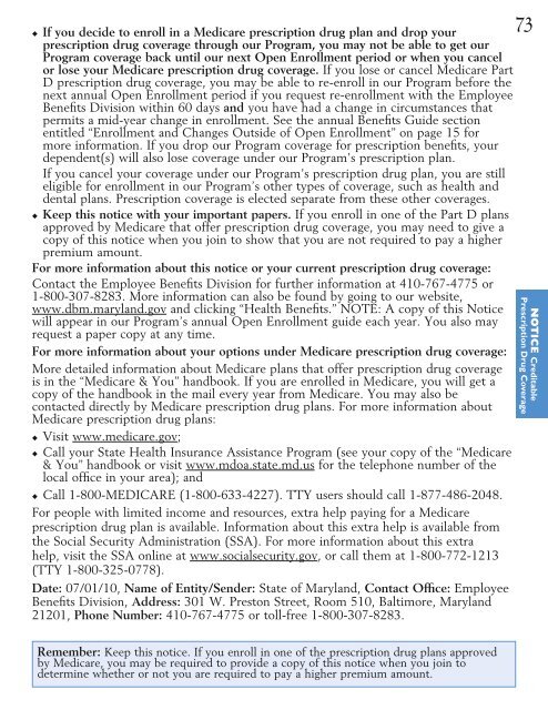 FY2011 Health Benefits Booklet