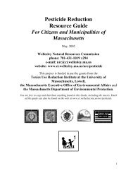 Pesticide Reduction Resource Guide - Tufts Office of Sustainability