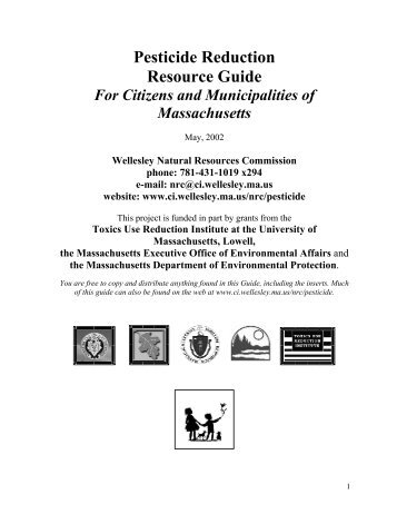 Pesticide Reduction Resource Guide - Tufts Office of Sustainability