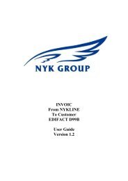 NYK INVOIC D99B A4 - NYK Line