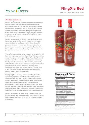 NingXia Red - Young Living