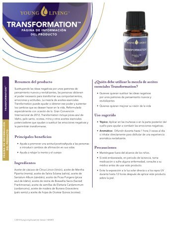 TRANSFORMATIONâ¢ - Young Living