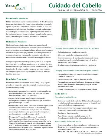 Cuidado del Cabello - Young Living