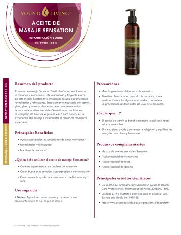 Sensation Massage - Young Living