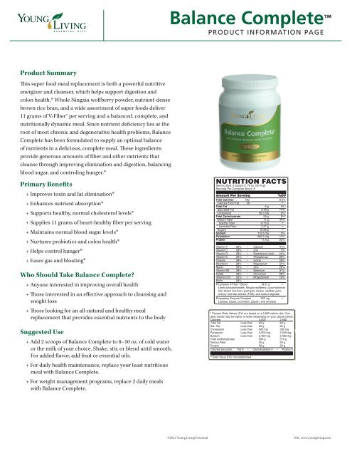 Balance Completeâ ¢ - Young Living
