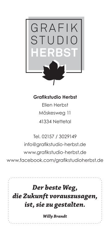 Folder Grafikstudio Herbst