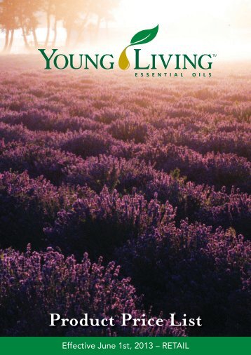 Product Price List - Young Living