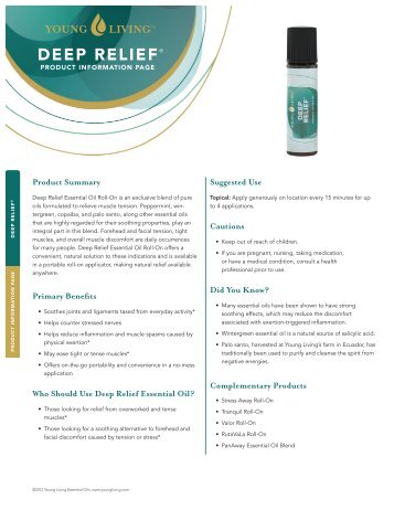 DEEP RELIEFÂ® - Young Living