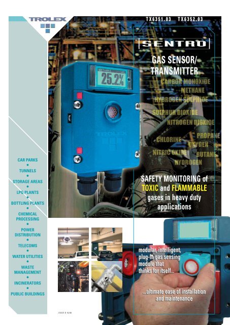 gas sensor/ transmitter - Trolex