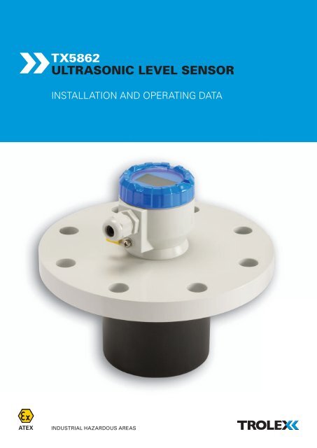 TX5862 ULTRASONIC LEVEL SENSOR - Trolex