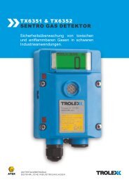 TX6351 Datenblatt auf Deutsch - Trolex