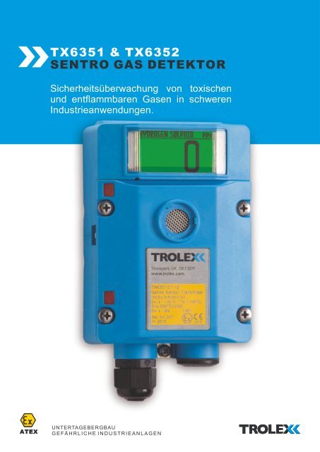 TX6351 Datenblatt auf Deutsch - Trolex