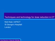 Techniques and technology for dose reduction in CT - ImPACT CT ...