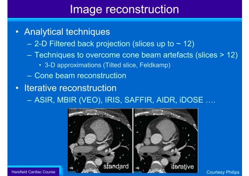 Technical Aspects of Cardiac CT - ImPACT CT Scanner Evaluation ...