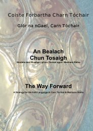 An Bealach Chun Tosaigh The Way Forward - Carntogher ...