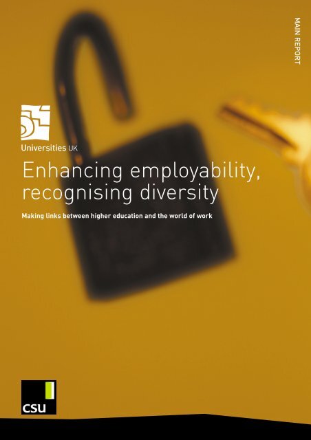 Enhancing employability, recognising diversity - Quality Research ...