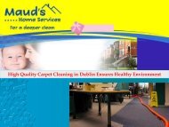 High Quality Carpet Cleaning in Dublin Ensures Healthy Environment