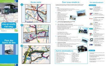 Plan des lignes de bus - Communauté d'agglomération du Val d'Orge