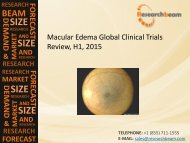 Macular Edema Global Clinical Trials Review, H1, 2015: Market Growth, Key Drugs, Analysis