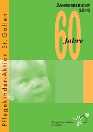 60Jahre - Pflegekinder-Aktion St. Gallen