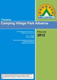 Camping Village Park Albatros Toscana - Camping.it