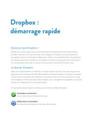 Dropbox : démarrage rapide