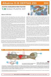 E Albatros D.III (Oef) 253.116 Sgt., Adolf Blaha, November ... - Eduard